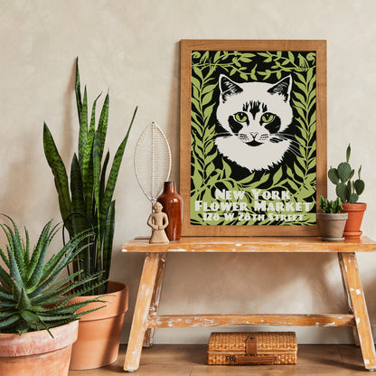 New York Flower Market Poster