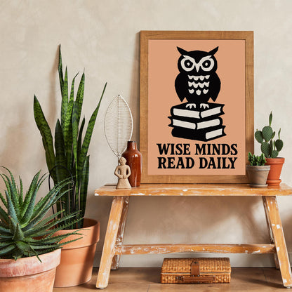 Wise Owl Poster Print