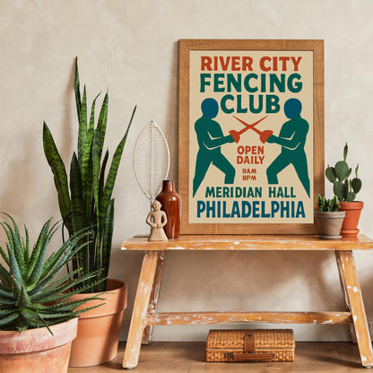 River City Fencing Poster
