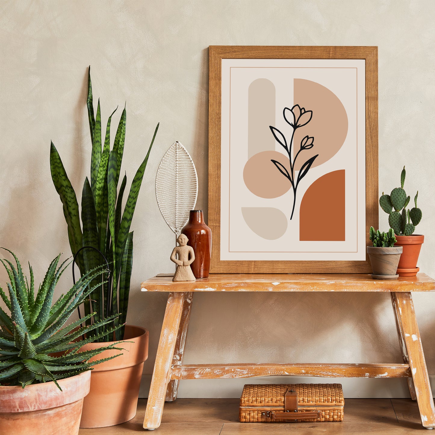 Modern Minimalist Flower Art Print 2025