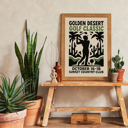 Desert Golf Classic Poster