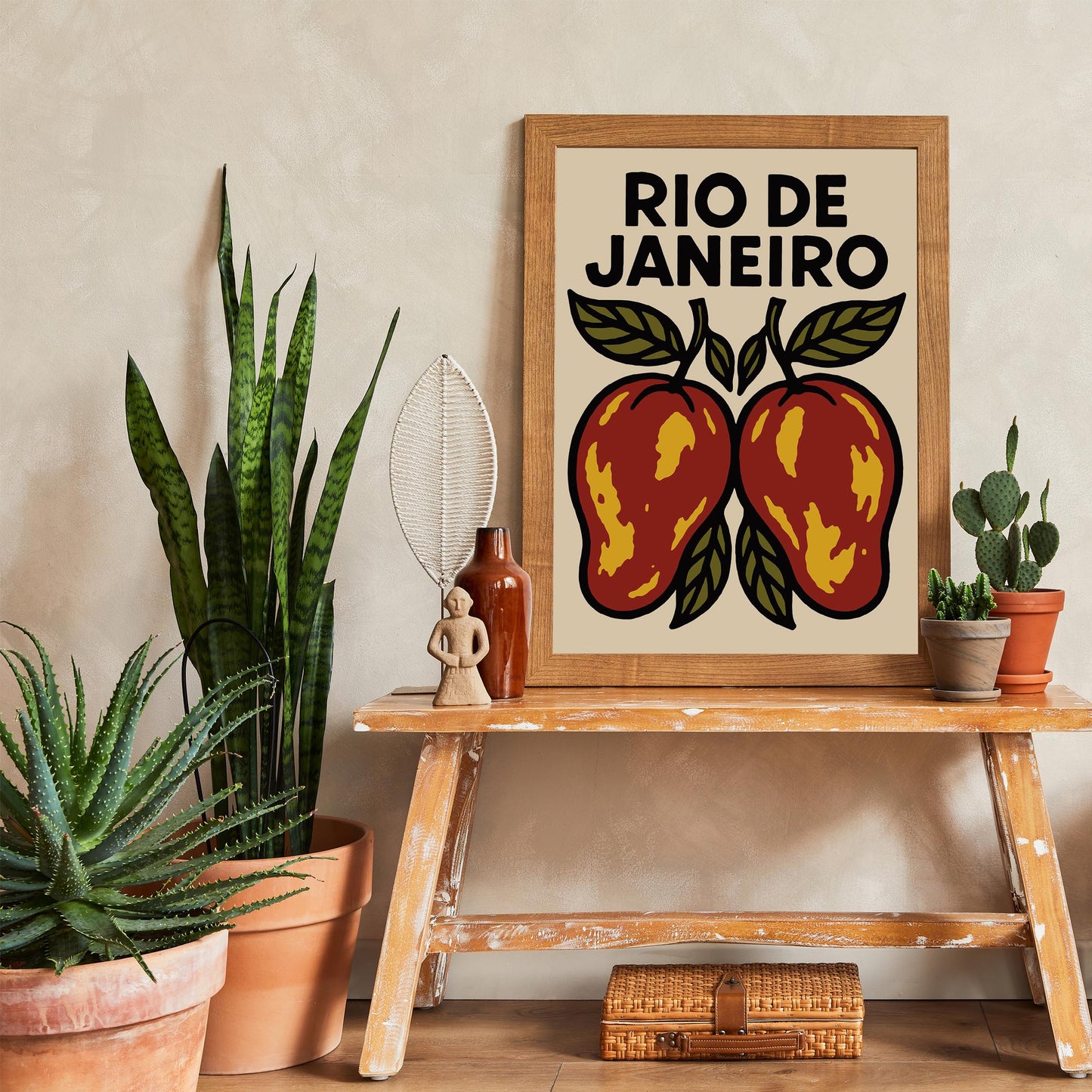 Rio De Janeiro Mango Poster