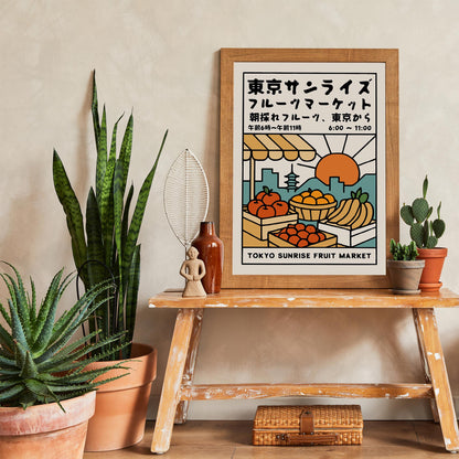 Tokyo Fruit Market Poster