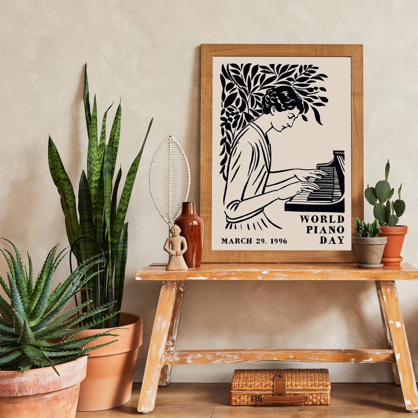 World Piano Day Music Poster
