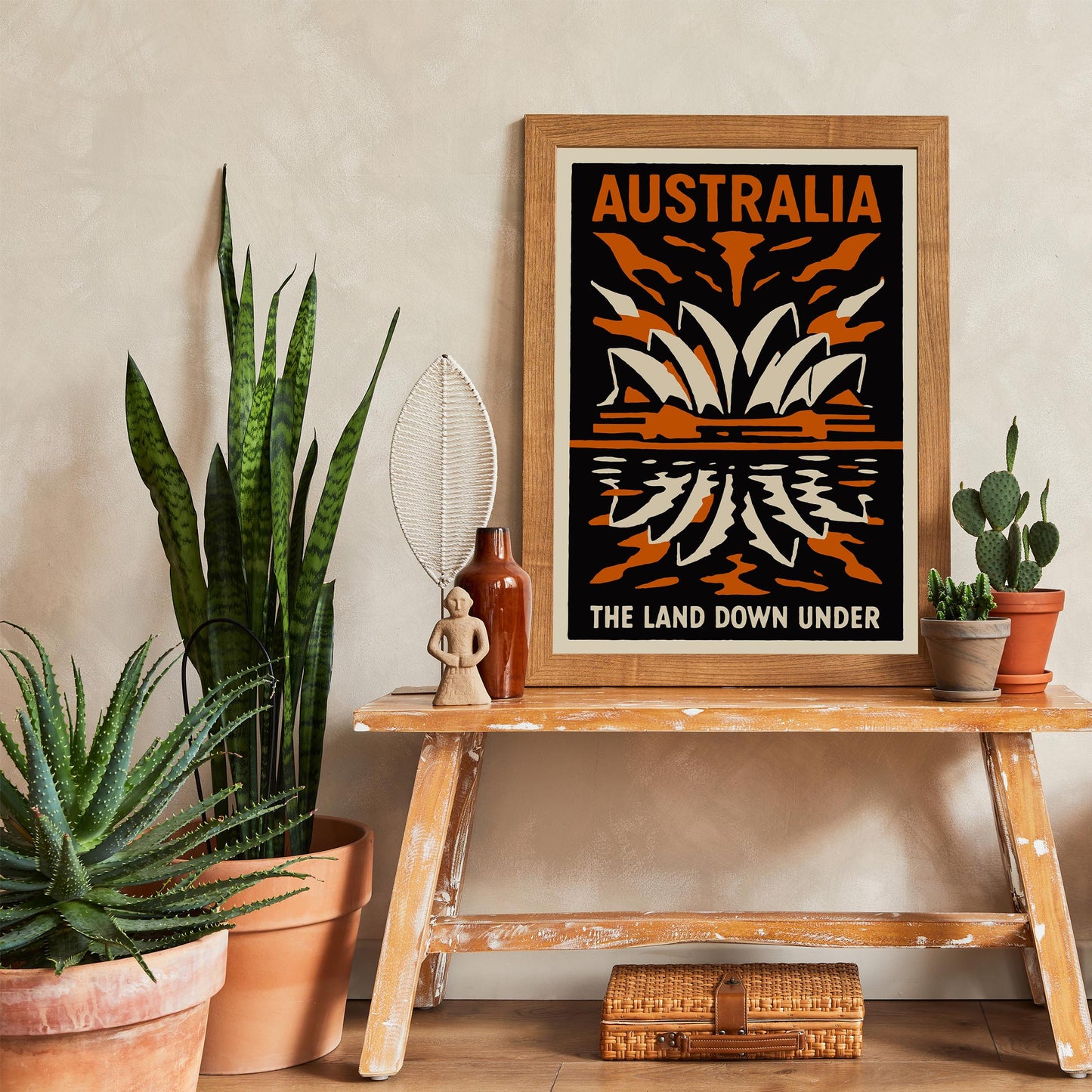 Australia Sunset Travel Poster
