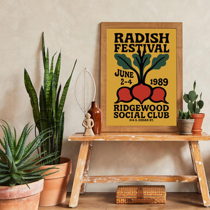Radish Festival Poster