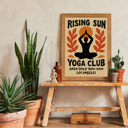 Yoga Club Los Angeles Poster