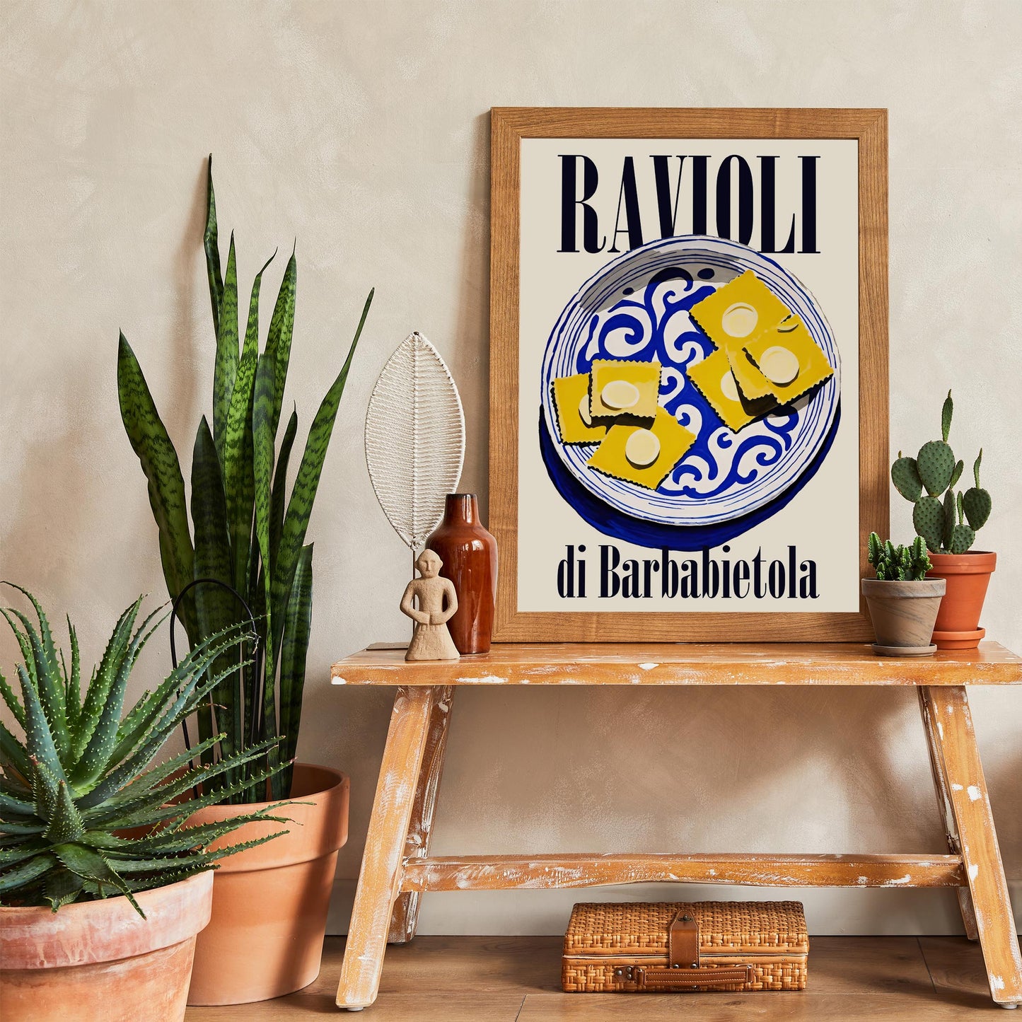 Ravioli Italian Food Poster