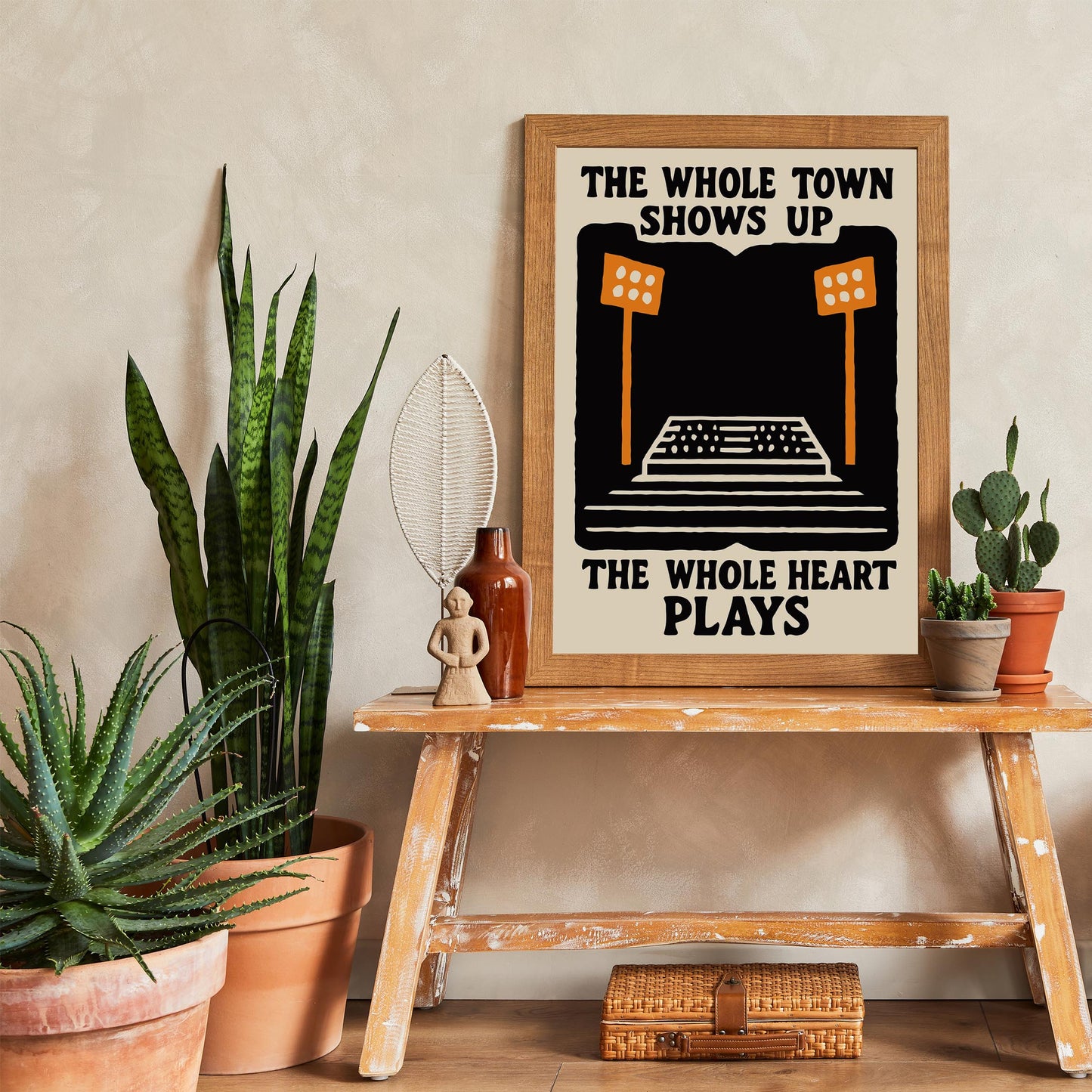 Stadium Night Poster Print