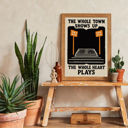 Stadium Night Poster Print