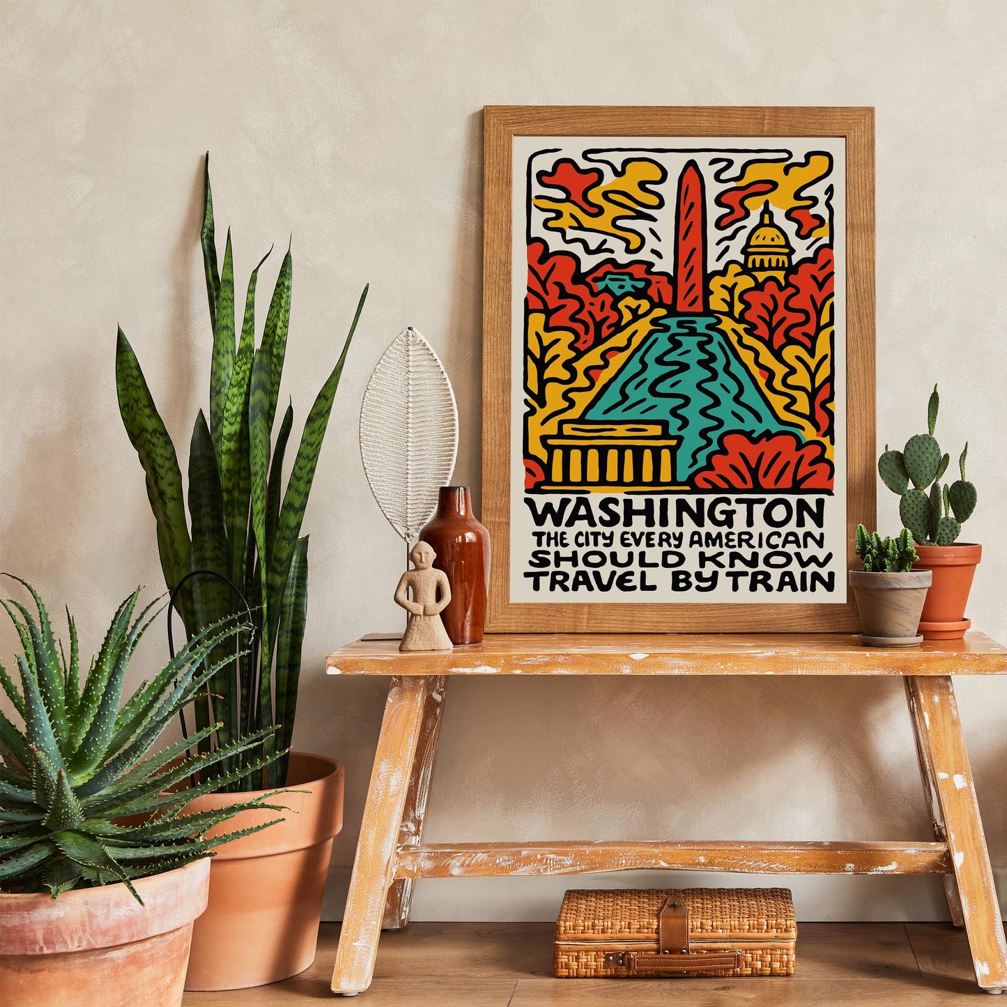 Washington Travel Poster Print