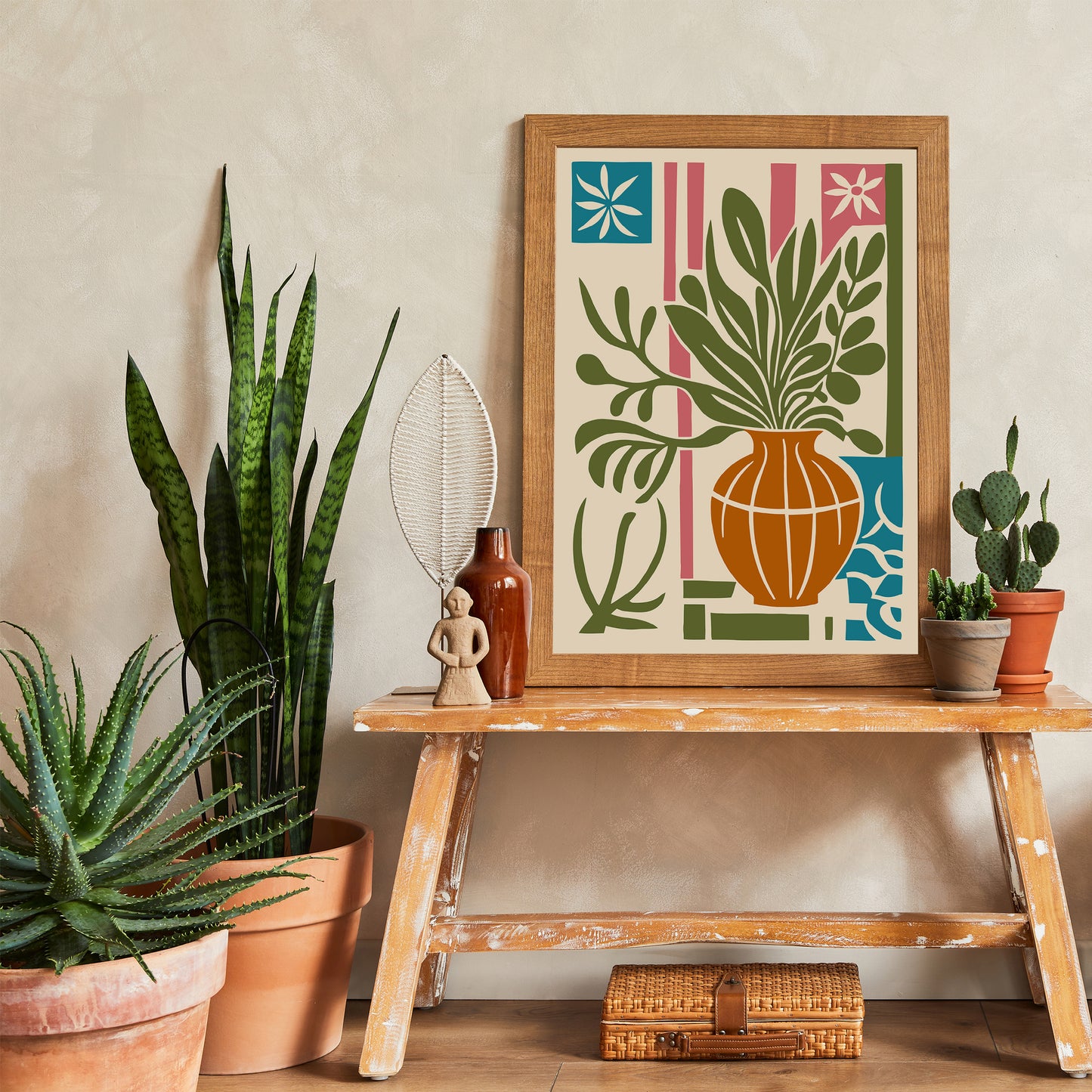 Retro Still Life Botanical Poster