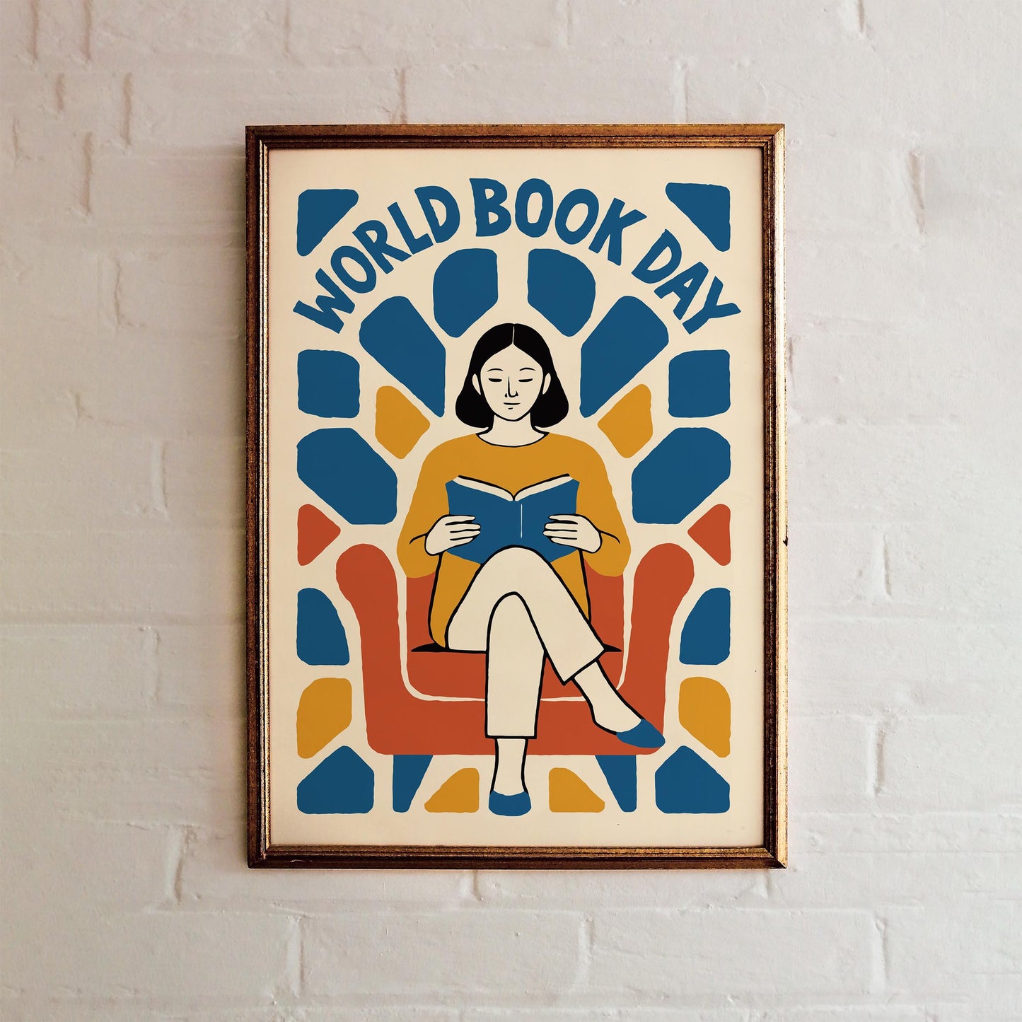 Book Day Abstract Print