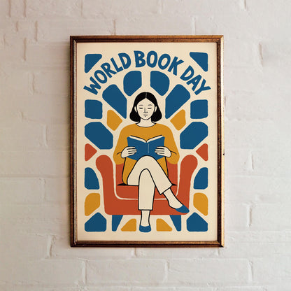 Book Day Abstract Print