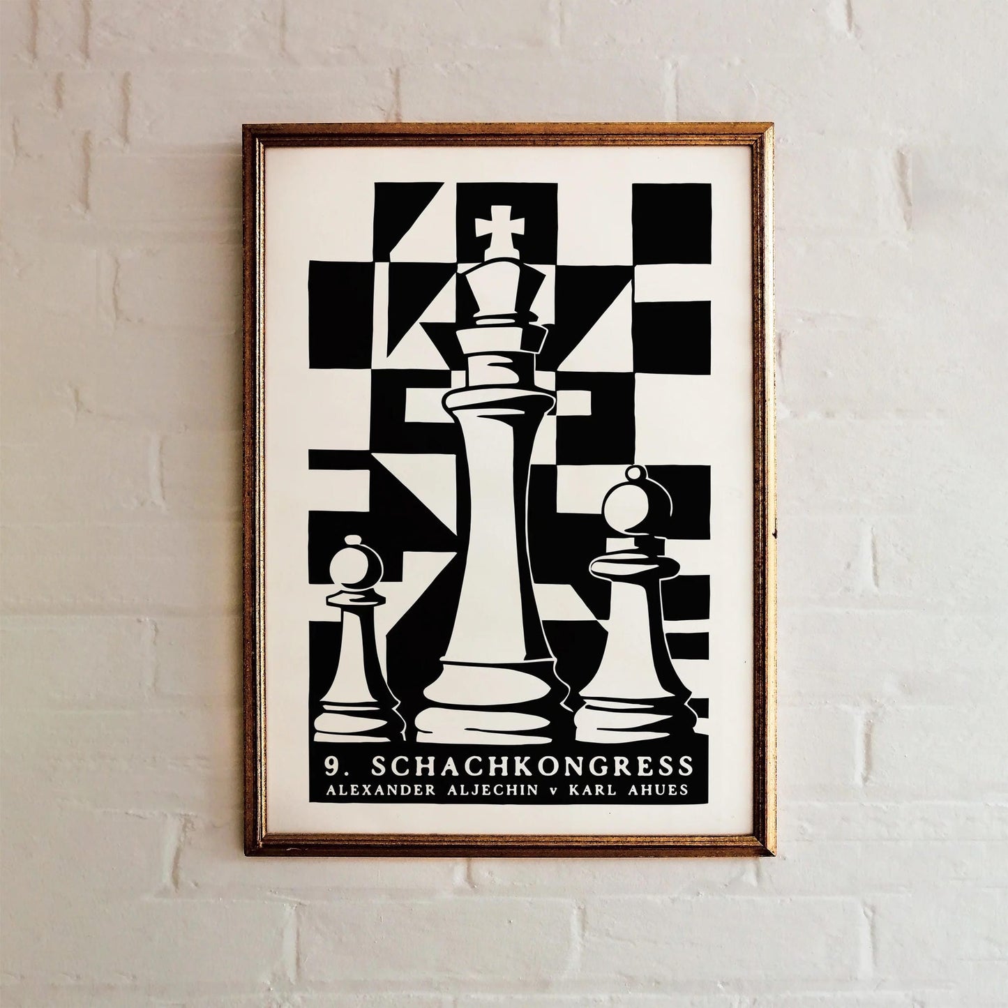 Schachkongress Chess Poster