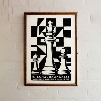 Schachkongress Chess Poster