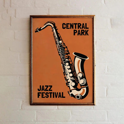 Central Park Jazz Festival Poster