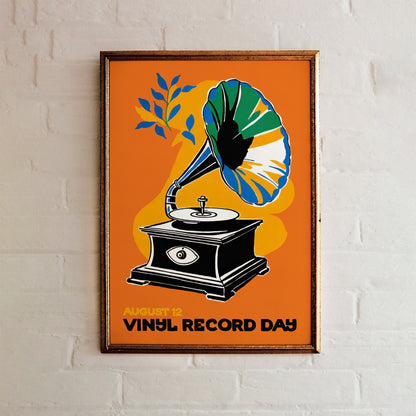 Vinyl Record Day - Gramophone Art Print