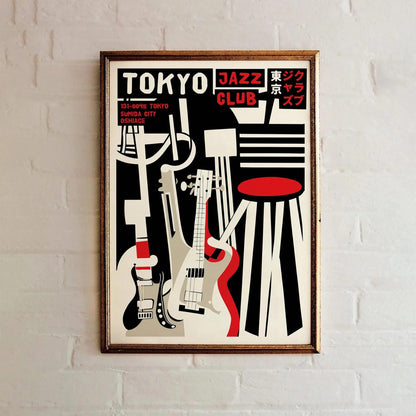 Tokyo Jazz Club Music Poster