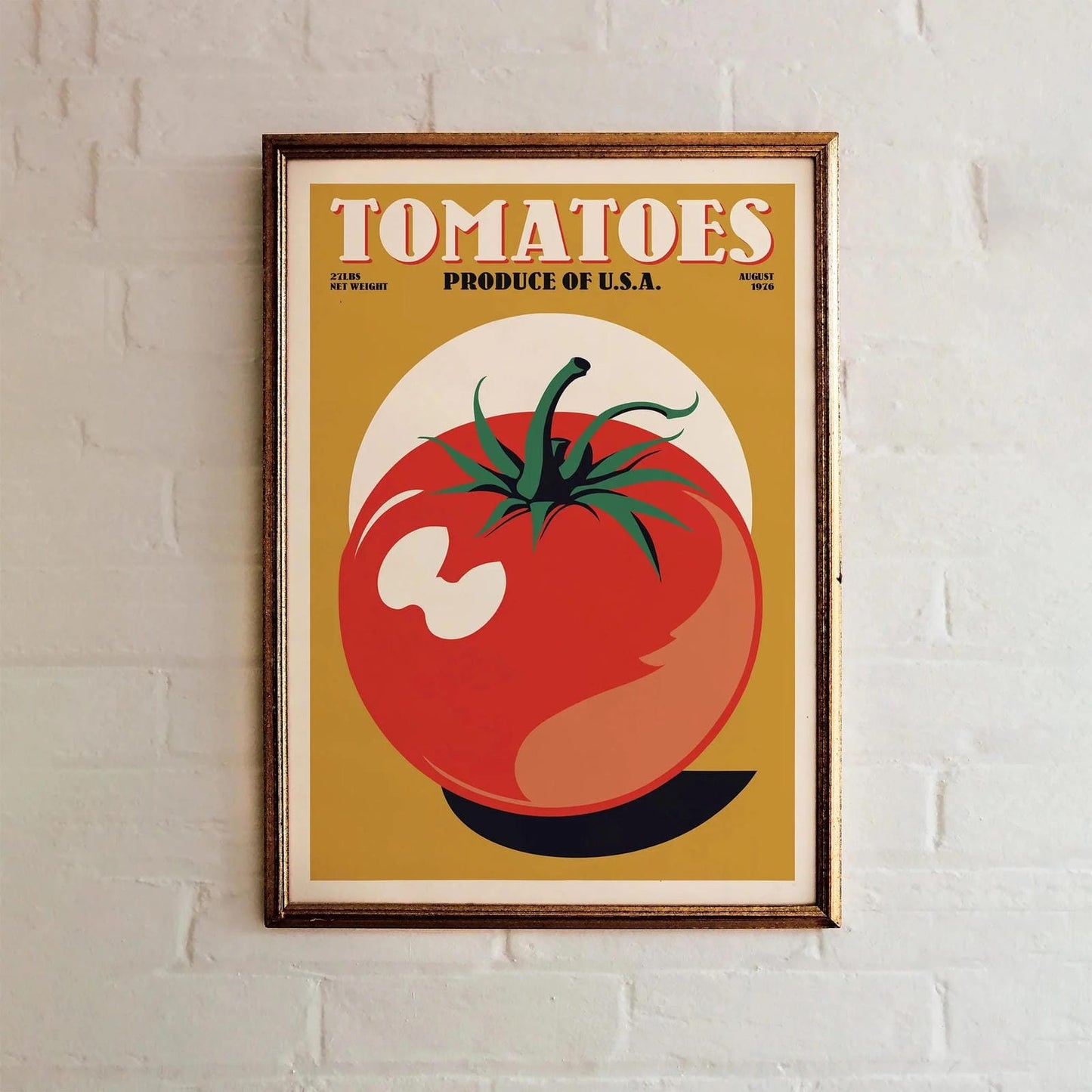 Vintage Tomatoes Produce Poster