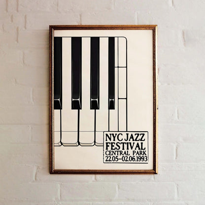 NYC Jazz Festival Poster Print