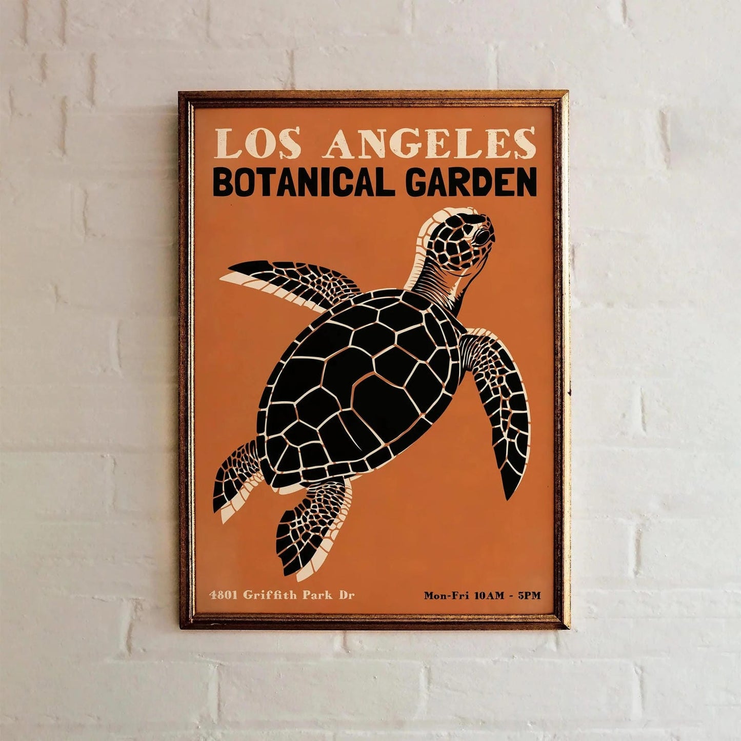 LA Botanical Garden Sea Turtle Poster