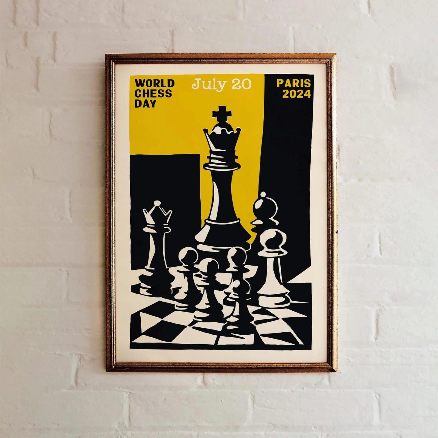 World Chess Day Paris 2024 Poster