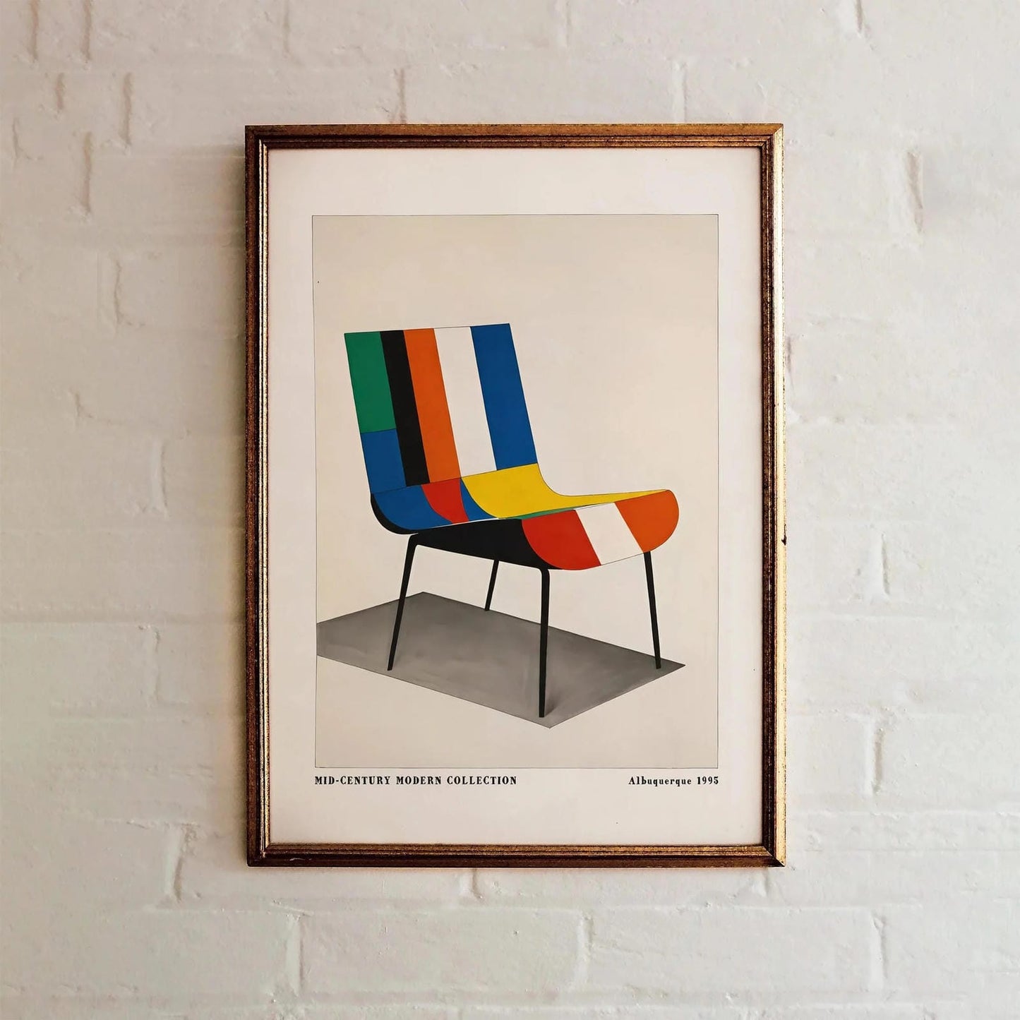 Mid-Century Modern Chair Art Print