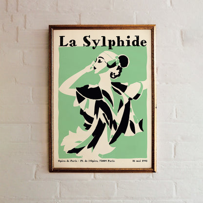 La Sylphide French Opera 1992 Poster