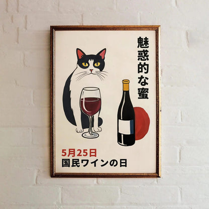 Japanese National Wine Day Art Print