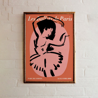 Vintage French Ballet Poster