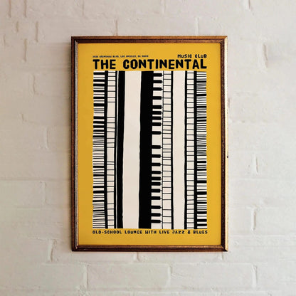 Vintage Jazz & Blues Lounge Art