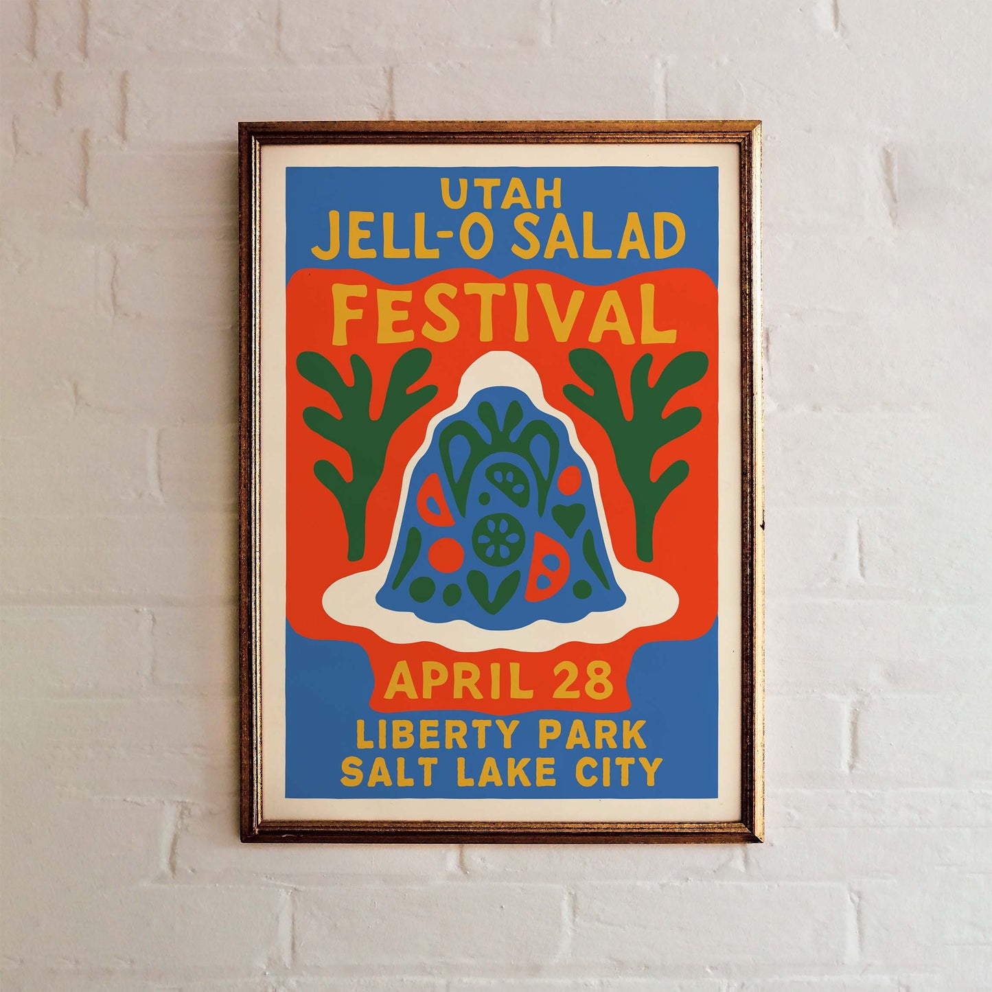 Utah Jell-O Salad Festival Poster 1998