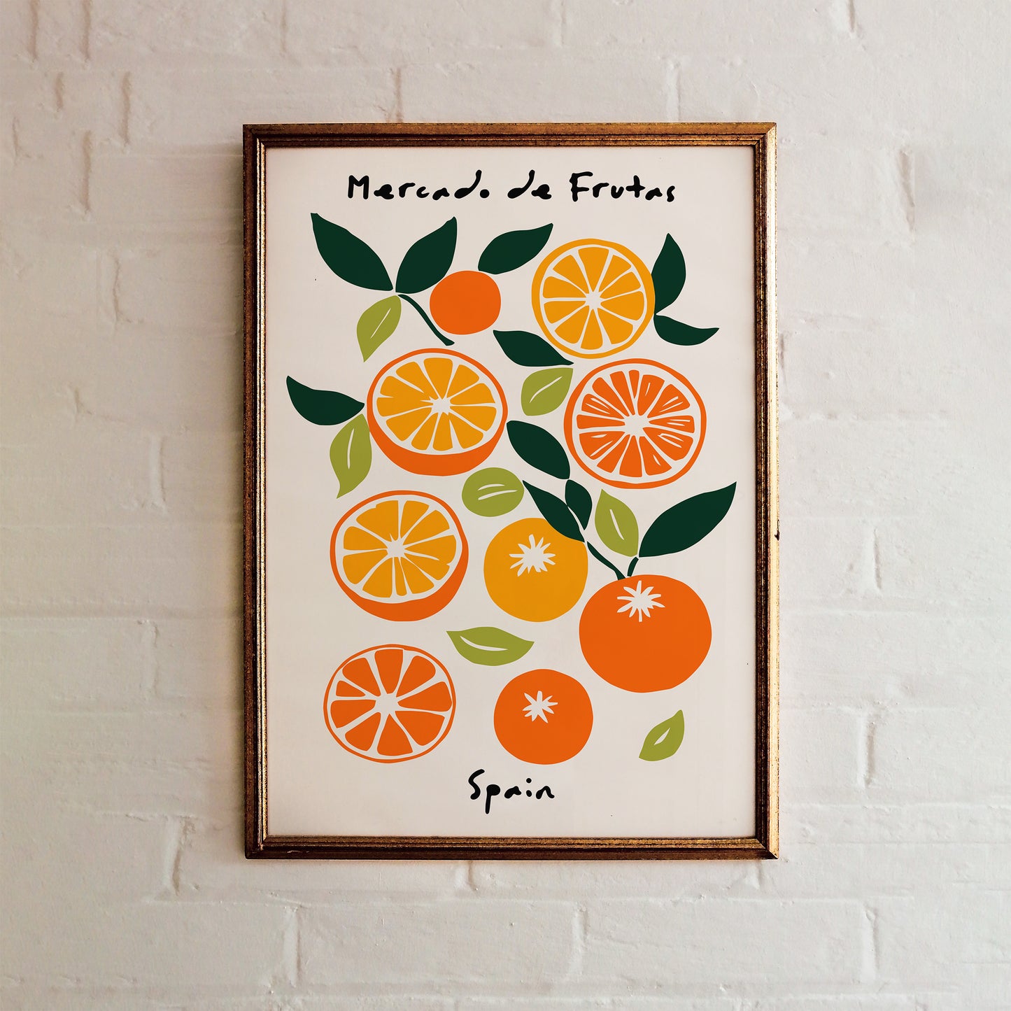 Mercado de Frutas Spain Poster
