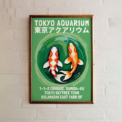 Tokyo Aquarium Japanese Poster