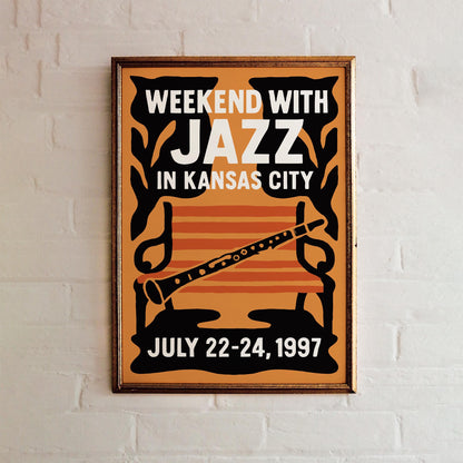 Kansas City Jazz Poster Print