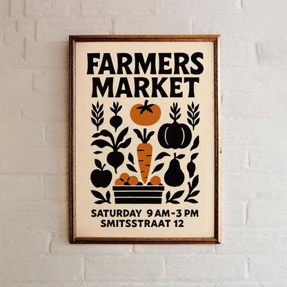 Farmers Market Poster Print
