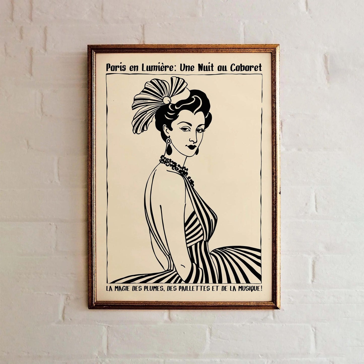 Paris Cabaret Night Poster Print