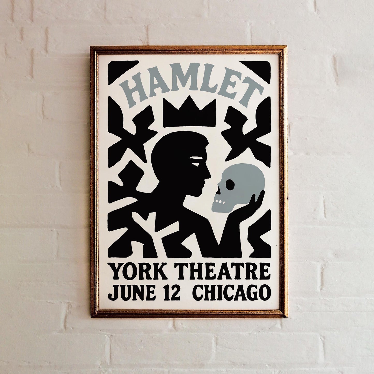 Hamlet Theatre Poster Print