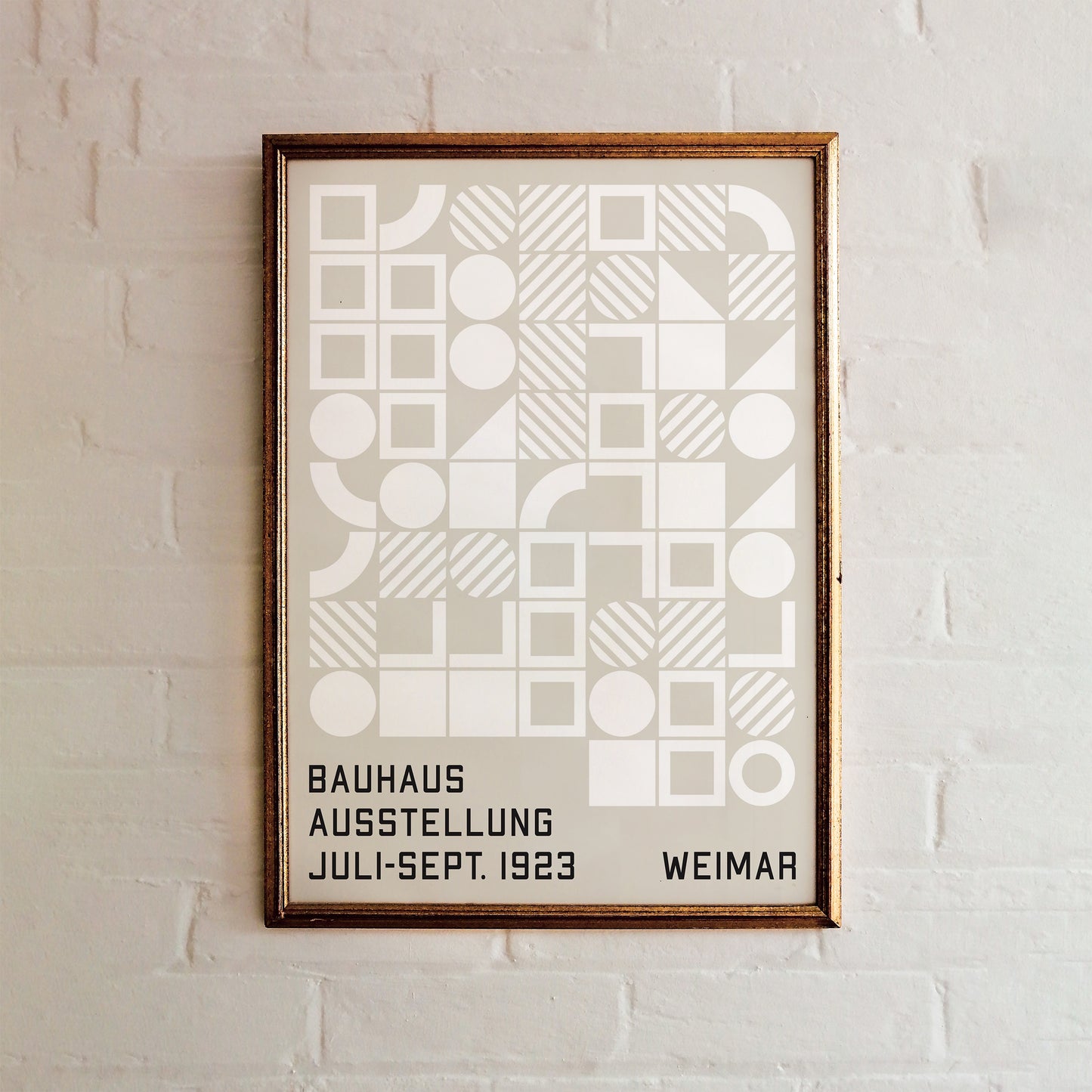 Minimalist Bauhaus Beinge Poster