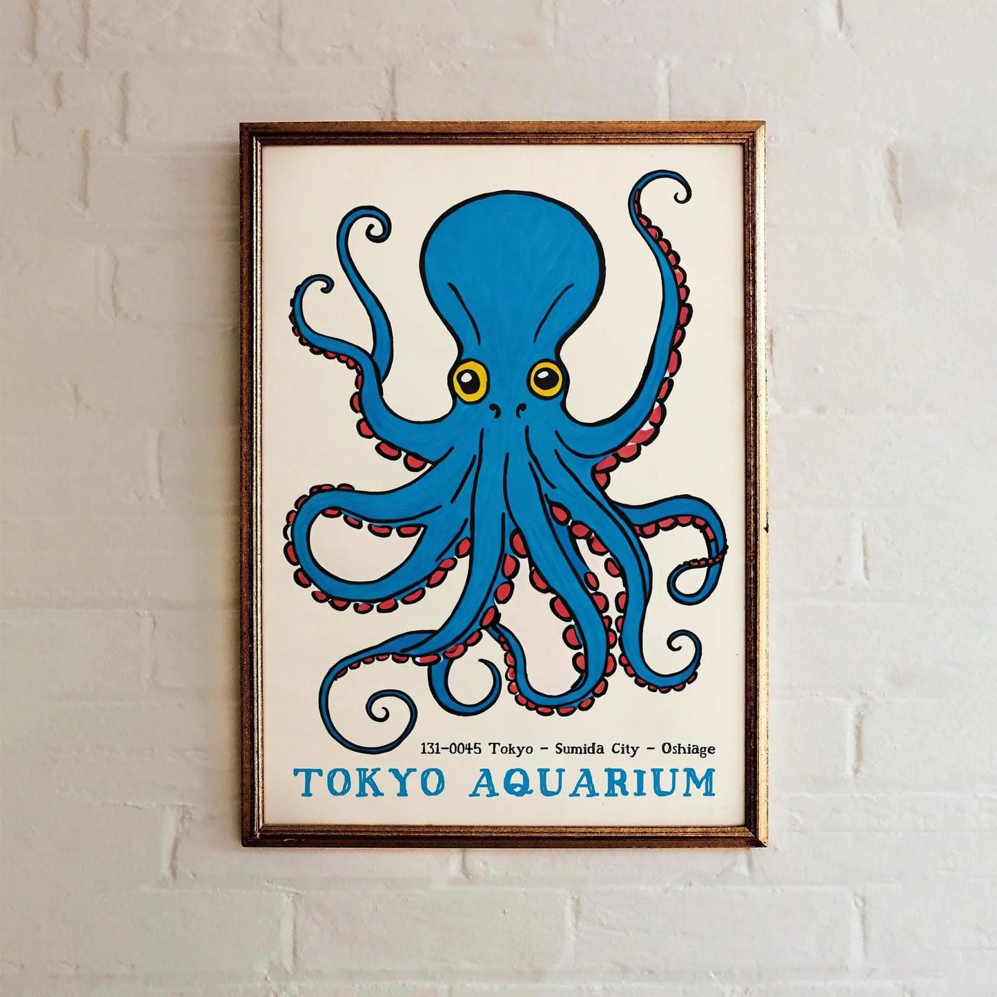 Tokyo Aquarium Octopus Poster