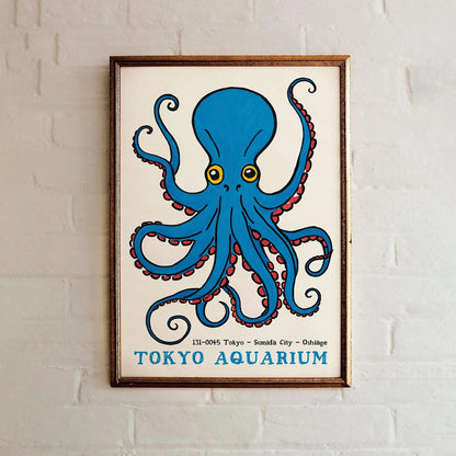 Tokyo Aquarium Octopus Poster
