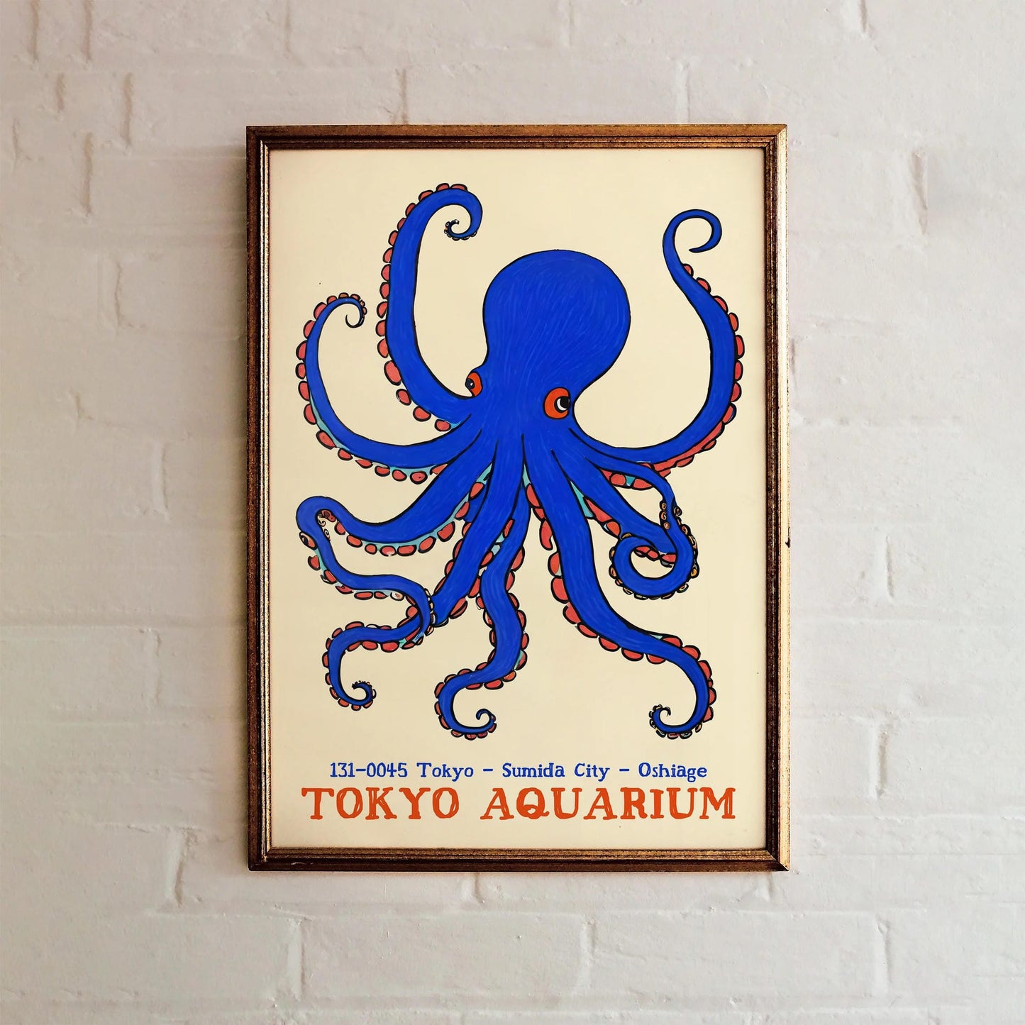 Tokyo Aquarium Octopus Poster