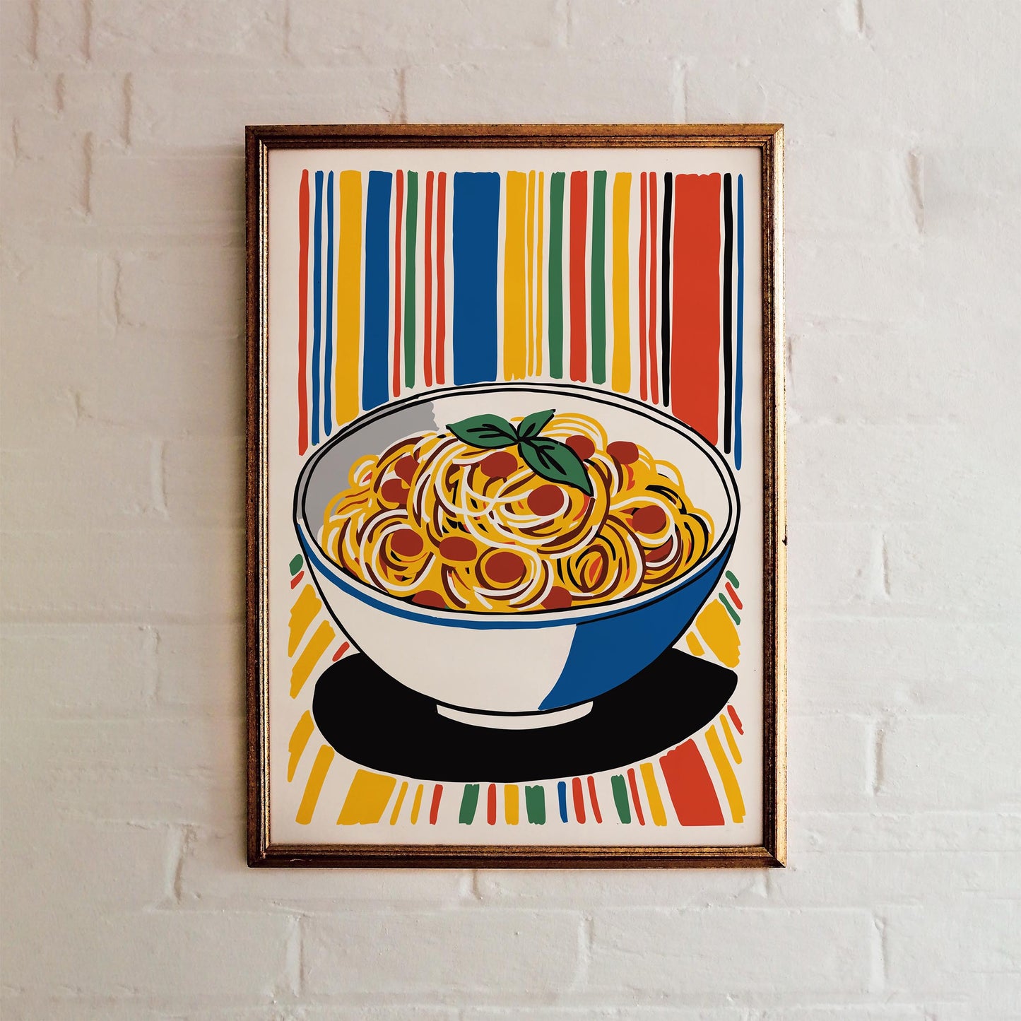 Spaghetti Pasta Food Wall Print