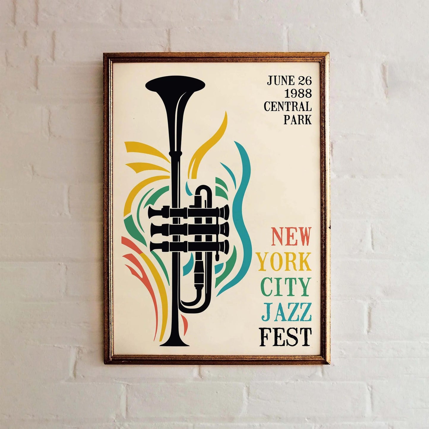 NYC Jazz Fest Poster Print