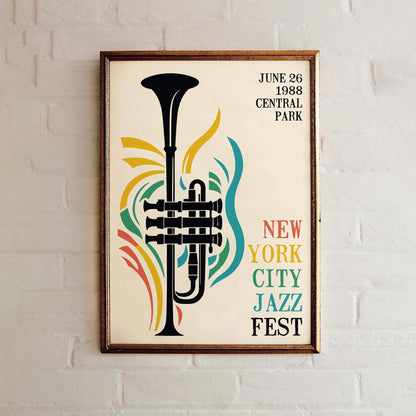 NYC Jazz Fest Poster Print
