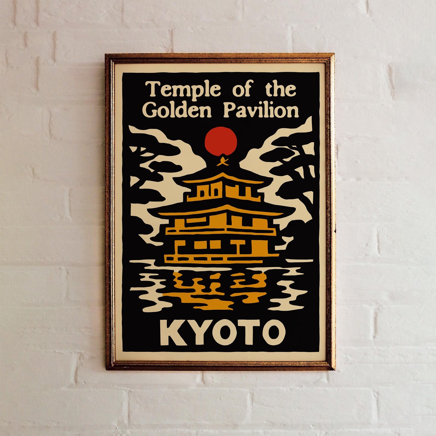 Kyoto Temple Travel Poster