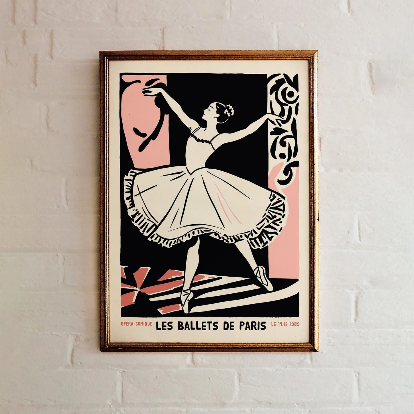 Les Ballets De Paris Vintage Poster
