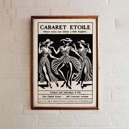 Cabaret Etoile Poster Print