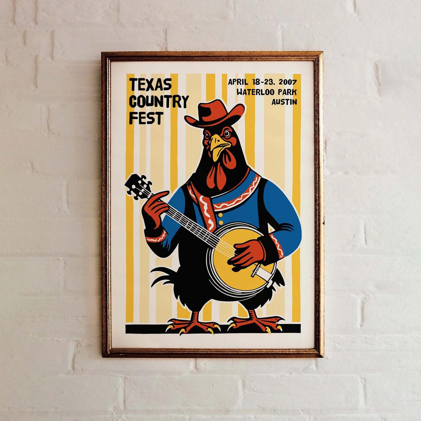 Texas Country Fest Poster Print